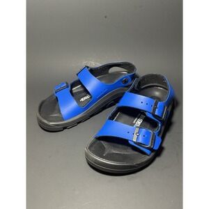 Birkenstock Blue Kids Mogami Strap Sandal Size 32 US 1- 1.5